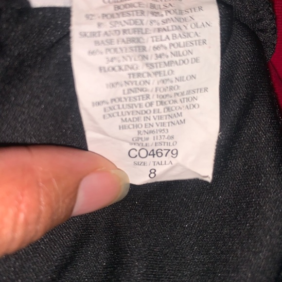 Joan michelle gorgeous velvet dress size 8 - Picture 8 of 8